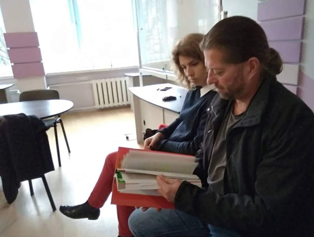 Після заняття на факультеті іноземних мов